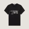 T-skjorte i bomull med Givenchy-tape-trykk
