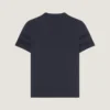 T-skjorte i bomullstrikk med Givenchy Paris-jacquard T-skjorte i bomullstrikk med Givenchy Paris-jacquard