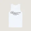 Tank-top i bomull med Givenchy-stempelprint Tank-top i bomull med Givenchy-stempelprint