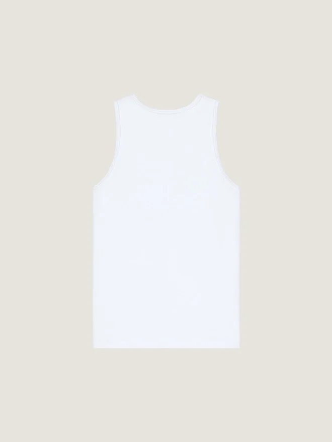 Tank-top i bomull med Givenchy-stempelprint Tank-top i bomull med Givenchy-stempelprint