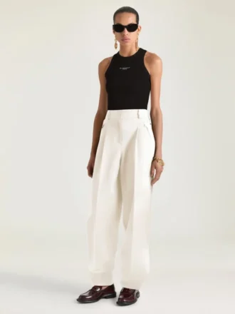 Tank-top med Slim Fit-passform i bomull med Givenchy Paris-trykk