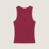 Tank-top med Slim Fit-passform i bomull med Givenchy Paris-trykk Tank-top med Slim Fit-passform i bomull med Givenchy Paris-trykk