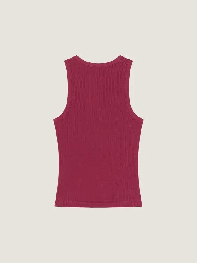 Tank-top med Slim Fit-passform i bomull med Givenchy Paris-trykk Tank-top med Slim Fit-passform i bomull med Givenchy Paris-trykk