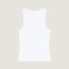 Tank-top med Slim Fit-passform i bomull med Givenchy Paris-trykk Tank-top med Slim Fit-passform i bomull med Givenchy Paris-trykk