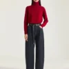 Turtleneck-genser i ull og kashmir Turtleneck-genser i ull og kashmir