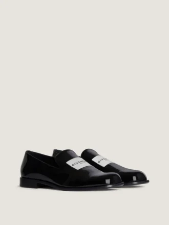 Tux-loafers i lakkskinn