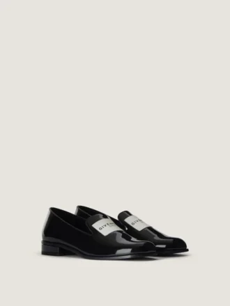 Tux-loafers i lakkskinn