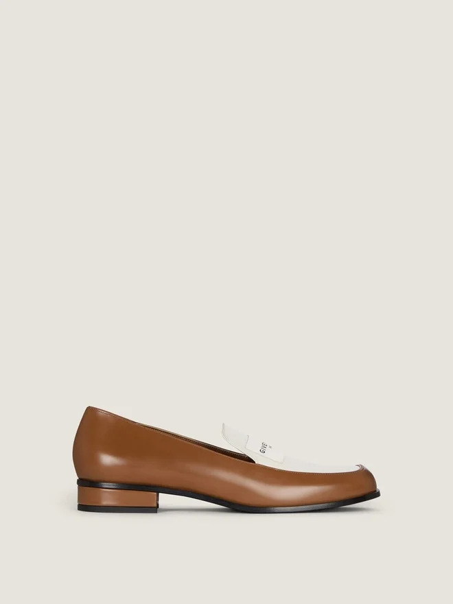 Tux tofargede loafers i skinn Tux tofargede loafers i skinn