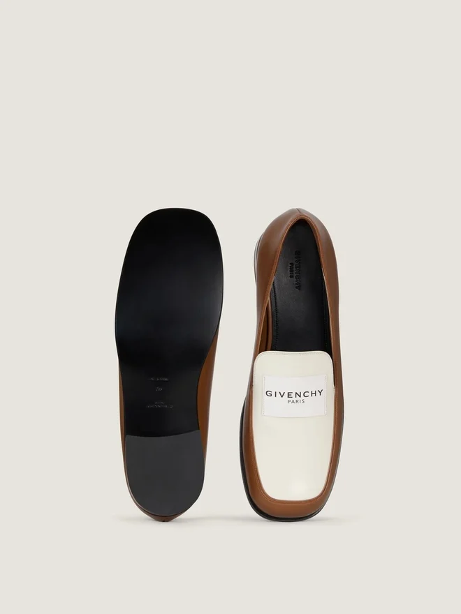 Tux tofargede loafers i skinn Tux tofargede loafers i skinn