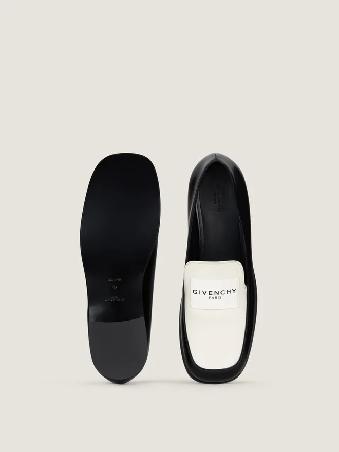 Tux tofargede loafers i skinn Tux tofargede loafers i skinn