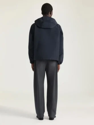 Vindjakke i polyfaille med brodert Givenchy Paris
