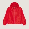 Vindjakke i polyfaille med brodert Givenchy Paris